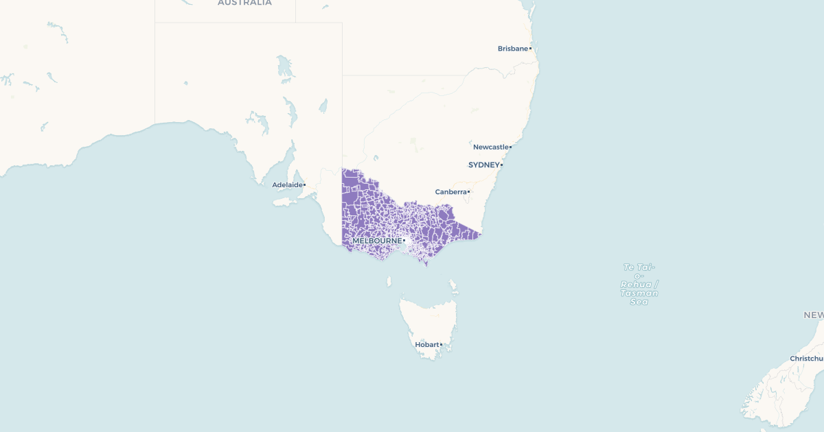 postcodes vic