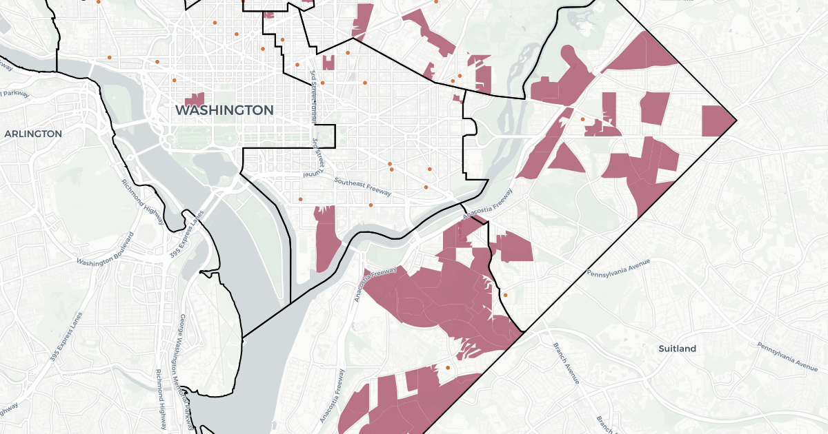 Washington, D.C. Food Deserts