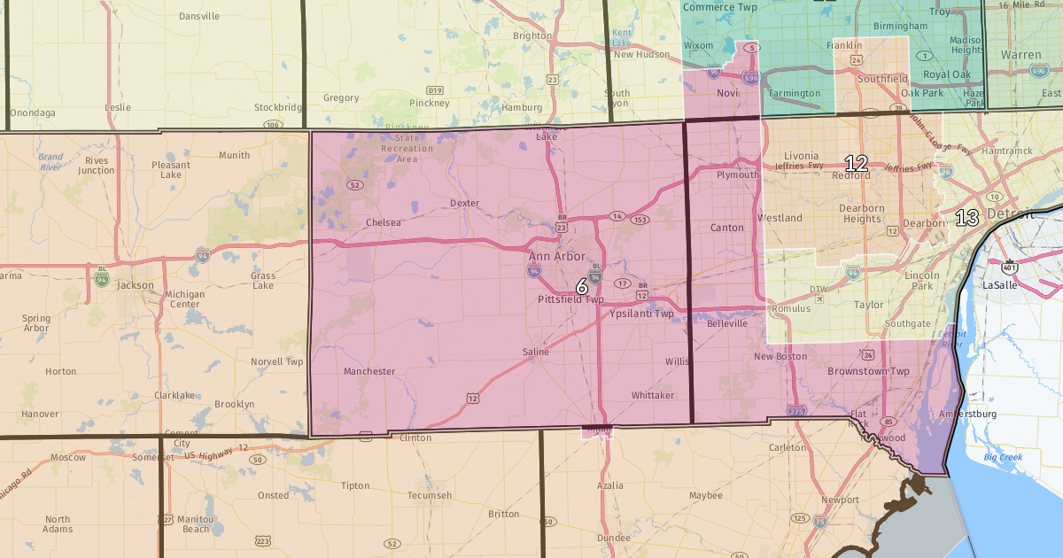 MI Redistricting: Congressional - Washtenaw County