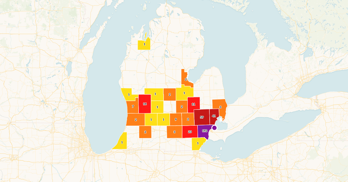 Nov. 29, 2022: Michigan Mpox Cases