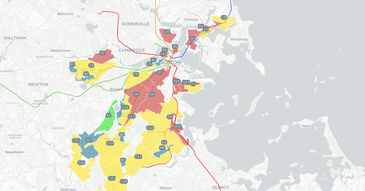 Redlining map