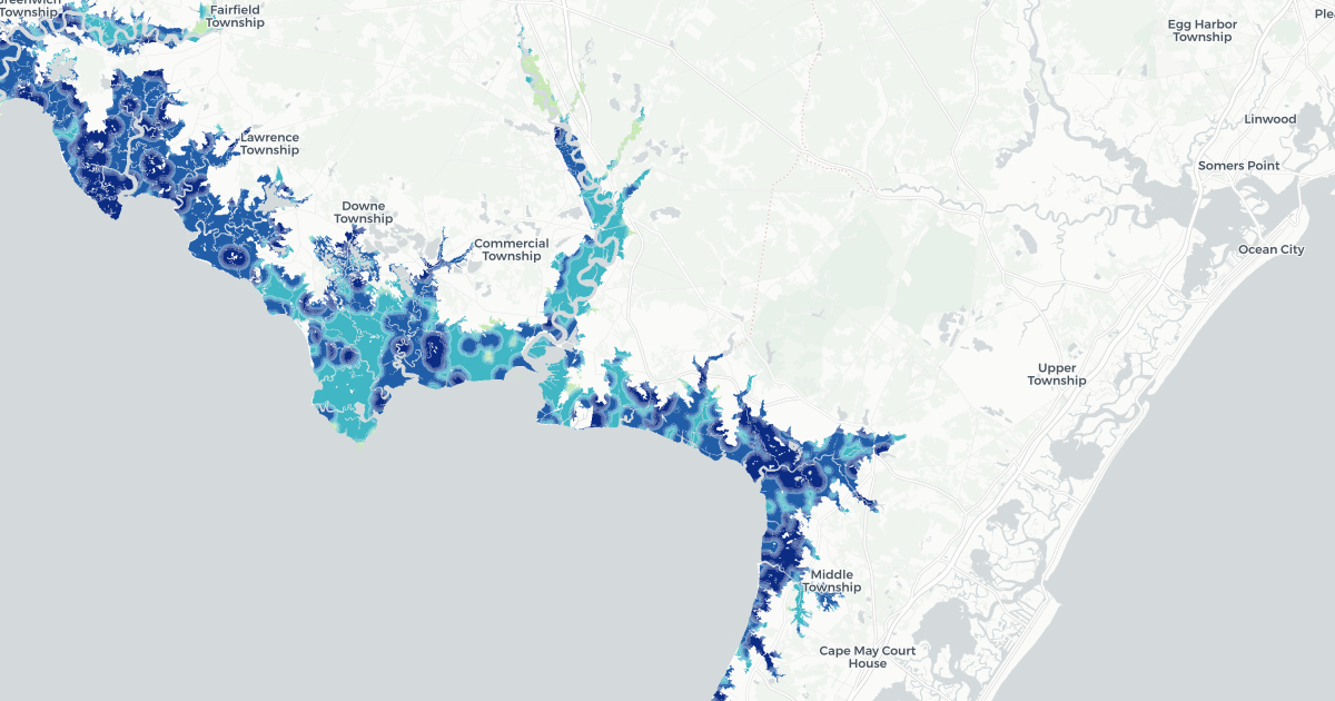 Relative salt marsh habitat complexity