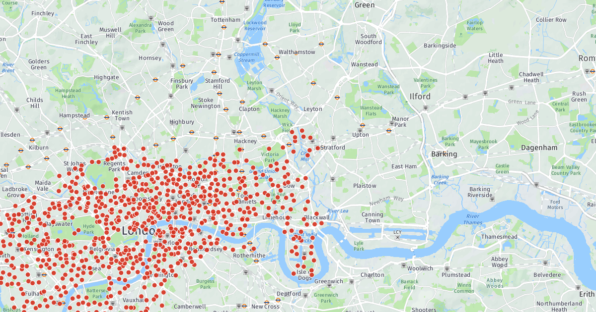 santander bike route planner