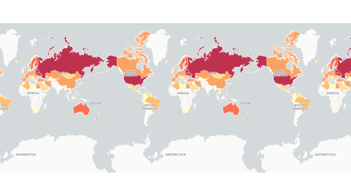 Mapped The countries with the highest divorce rate
